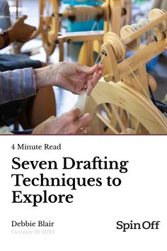 the cover of an article about seven drafting techniques to explore by debra blair