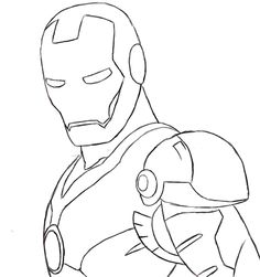 the iron man from avengers coloring pages