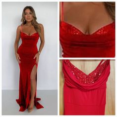 New With Tag Straight, Rayon, Polyester Absolutely Beautiful And Sexy Dress For All Occasions This Stunning Red Dress Is Perfect For Any Occasion. The Dress Is Made Of High-Quality Polyester And Features A Sleeveless A-Line Design With A Bodycon Fit. The Dress Is Accented With Beautiful Sequins, Adding An Extra Touch Of Glamour To Your Look. The Dress Has A Round Neckline And A Lace-Up Closure, Making It Easy To Put On And Take Off. The Dress Is Available In Sizes Small, Medium, And Large, And I Red Dresses With Boning For Night Out, Dress For Petite Women, Daphne Dress, Lace Party Dresses, Mini Cami Dress, Ribbed Knit Dress, Halter Maxi Dresses, Flutter Sleeve Dress, Dress Shirts For Women