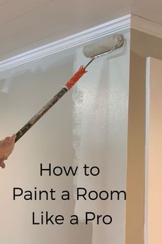 Wall Prep Before Painting, House Painting Tips, Paint Room, Ceiling Trim, House Makeovers, Basement Remodel Diy, Paint Prep