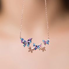 3 Butterfly Necklace symbolizes long life. In China, if two butterflies are seen flying together they are considered to be the perfect emblem of love.• Finish: 925k Sterling Silver / Rose • It's dainty and can be worn every day • A special piece you'll treasure • High quality materials and attention to detail • Our jewelry is designed With ?️ In NY H O W ∙ T O ∙ O R D E R It’s easy as 1, 2, 3! 1. Select your loved option from the dropdown menu 2. Add to your cart and move on to checkout I T E M Mother's Day Butterfly Jewelry With Butterfly Charm, Mother's Day Jewelry With Butterfly Charm, Mother's Day Butterfly Charm Jewelry, Mother's Day Butterfly Charm Pendant Necklace, Mother's Day Butterfly Pendant Necklace, Butterfly Charm Necklaces For Jewelry Making, Mother's Day Butterfly Necklace, Dainty Butterfly Necklace With Butterfly Clasp, Dainty Butterfly Necklace For Mother's Day