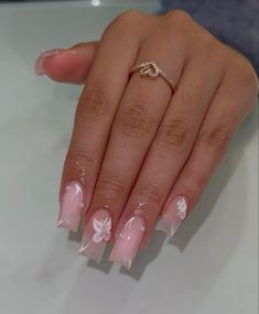 May Nails, Girly Acrylic Nails, Unique Acrylic Nails, Acrylic Nails Coffin Short, Best Acrylic Nails