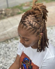 Short Dread Styles, Sisterlocks Styles Updo, Twisted Hair, Short Locs Hairstyles, Faux Locs Hairstyles, Dreadlock Styles