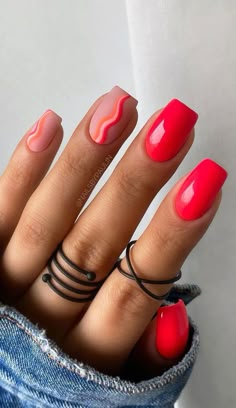 Short Square Nails, Cute Gel Nails, Acrylic Nails Coffin Short, Short Acrylic Nails Designs, Dipped Nails, Make Up Nails, Square Acrylic Nails, Up Nails, Fire Nails