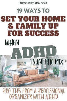 If you have ADHD and you want your home to be supportive and functional, without the fuss of keeping up with high-maintenance organizing systems, this post is for you.  Use this list to get the best strategies for organizing your house with ADHD. Use the following tips, tools, and tricks to set your home and family up for success and create a more ADHD-friendly home Home Organizing Ideas, Decluttering And Organizing, Executive Functioning, Home Management, High Maintenance, Up House, Organizing Systems, How To Organize, Burn Out