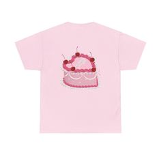 Express your love for all things sweet with this adorable pink shirt from Sweet Temptations Bakery! Featuring a charming vintage cake design and the phrase 'Literally Just a Girl,' this tee is perfect for those who adore baking, self-love, and all things cute. The soft pastel color and retro vibe make it ideal for casual wear or as a fun bakery merch item. Whether you're a baking enthusiast, a lover of girly graphic tees, or someone who appreciates cottagecore and vintage aesthetics, this shirt is sure to be a favorite! - Color: Soft Pink, Black, & Sand - Design: Vintage Heart Cake with "I'm Literally Just a Girl" - Perfect For: Baking lovers, cute fashion enthusiasts, and those who embrace feminine and coquette cottagecore styles. - Material:100% Cotton for a soft and comfortable feel. - Sweet Pink T-shirt For Birthday, Pink Short Sleeve Sweet Top, Sweet Pink Short Sleeve Top, Pink Cute Crew Neck T-shirt, Cute Pink Crew Neck T-shirt, Sweet Pink Top For Birthday, Cute Pink Tops For Gifts, Cute Pink Tops For Gift, Cute Pink Top As Gift