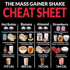 Mass Gainer Shake, Gainer Shake, Weight Gain Shakes, Healthy Weight Gain Foods, Food To Gain Muscle, 500 Calorie, Weight Gain Diet, Weight Gain Meals, Mass Gainer