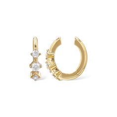 Solid 14k yellow gold Diamonds .11 total carat weight Cuff opens & closes for ease of wear Made to order Diamond Ear Cuff, Celebration Of Life, Diamond Jewelry, Gold Diamond, Ear Cuff, Diamonds, Yellow Gold, Cuff, Yellow