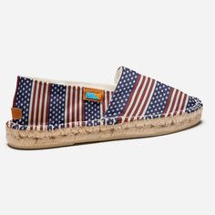 USA Flag 4th of July Red White Blue Patriotic Espadrilles #Ad , #paid, #White#Red#Patriotic#Blue Red Slip-on Espadrilles For Summer, Navy Casual Espadrilles For Summer, Casual Red Espadrilles, America Pride, Spanish Espadrilles, White Liners, Espadrilles Style, African Pattern, 4th Of July Party