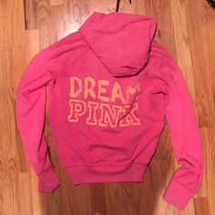 Vs Pink Sweatshirt Hoodie. Nwot. Faded Pink W Orange "Dream Pink" On Back. Size Large. Style Has An Open "Cut" Neck, Faded Look. Extremely Soft & Comfy! Has A Big Hood! Pink Hoodie With Ribbed Cuffs For Loungewear, Pink Hooded Sweats With Ribbed Cuffs, Pink Sports Sweats With Drawstring Hood, Pink Fleece Sweatshirt For Athleisure, Pink Sweats With Drawstring Hood For Sports, Pink Fleece Sweatshirt Athleisure Style, Pink Fleece Athleisure Sweatshirt, Pink Fleece Sweatshirt In Athleisure Style, Casual Pink Hoodie Sweats