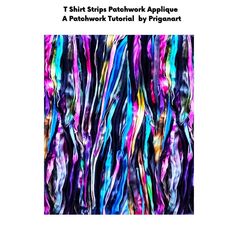 the cover art for t shirt steps patchwork applique by fragant