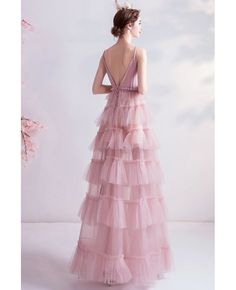 Buy Pink Tulle Cute Birthday Party Dress With Straps at wholesale price online. Free shipping and pro custom service since 2009. Summer Ruffled Gown For Banquet, Pink Spring Banquet Gown, Pink Tiered Dress For Party, Spring Birthday Gown With Ruffles, Tiered Dress For Prom Season Party, Tiered Dress For Prom Season, Pink Tiered Gown For Party, Elegant Birthday Dresses For Party Season, Princess Style Summer Gown With Ruffles