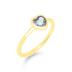 "Blue Heart Sapphire Ring, 14k Gold Sapphire Ring Gift for Her, Blue Sapphire Engagement Ring, Fine Jewelry by Chelebi Heart Blue Sapphire Ring is with natural sapphire and it is 14K solid gold. The Sapphire in the ring is the real natural sapphire. This Minimalist Blue Sapphire ring is a great choice for everyday use or for gifting her. DETAILS ✶ Gold Kt: 14K Solid Gold ✶ Gold Color: Rose, White Gold (Optional) ✶ Gemstone: Natural Sapphire ✶ Gemstone Color: Blue ✶ Gemstone Shape: Heart ✶ Gemsto Yellow Gold Topaz Halo Promise Ring, 14k Yellow Gold Heart Ring With Gemstone, Sterling Silver Yellow Gold Topaz Ring Gift, Yellow Gold Topaz Ring In Sterling Silver Gift, Gold Heart Rings With Bezel Setting, Yellow Gold Heart-shaped Birthstone Ring, Yellow Gold Stackable Sapphire Ring As Gift, Yellow Gold Heart Birthstone Ring, Yellow Gold Heart-shaped Gemstone Ring