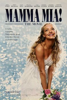 the movie poster for mamma mia