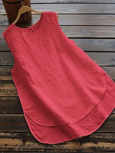 Cotton Sleeveless Paneled Shirts & Tops, Blue / 2XL White Top Women, Cotton Vest, Boutique Tops, Sleeveless Tops, Indian Cotton, Online Tops, Casual Blouse, Sleeveless Tank, Sleeveless Blouse