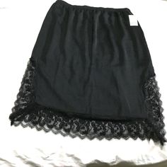 Who What Wear Black Skirt. Women's Black Slip Skirt With Lace Trim Color Black Pull On Nwt Size Large Made 100% Polyester Machine Wash Cold Ny Collection, Black Skirt Ny Collection, Cheap Skirt, Cute Skirt, Casual, Picnic, Summer Skirt, Party, Park, Occasion Skirt Knee-length Black Skirt For Daywear, Elegant Black Bottoms For Daywear, Elegant Black Daywear Bottoms, Black Daywear Lined Skirt, Black Lined Skirt For Daywear, Black Summer Daywear Skirt, Fitted Black Skirt For Daywear, Spring Black Skirt With Lace Trim, Black Skirt With Lace Trim For Summer