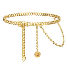 PRICES MAY VARY. 💝ADJUSTABLE CHAIN BELT - Radiant gold waist chain. Designed for those with a waist circumference under 50 inches and a weight under 170 lbs. Tailor the fit to your preference with an adjustable waist. This accessory is expertly designed to withstand wear and tear, ensuring longevity without fading or breakage. 🔥NEW STYLE METAL BELT - Delicate chain belt, very trendy and exotic.Suitable for dresses, shirts, trousers, sweater, jeans...all styles of clothing are basically applica Belly Necklaces Gold, Belly Necklaces, Girls Stomach, Purim Costume, Necklaces For Girls, Gold Chain Belt, 170 Lbs, Body Necklace, Waist Jewelry