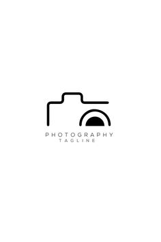 a black and white photo logo with the words photography yacline written below it