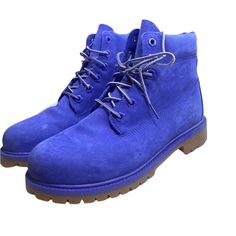 Royal Blue Waterproof Timberland Boots Made In Vietnam Great For Fall , Winter ,And Even Work Slight Creasing In The Front Of The Boots Overall The Boots Are In Great Condition Ready To Be Worn! Blue Waterproof Boots With Round Toe For Outdoor, Waterproof Blue Boots For Outdoor, Casual Blue Waterproof Boots With Round Toe, Blue Waterproof Boots With Round Toe For Outdoor Activities, Waterproof Blue Boots For Outdoor Activities, Casual Blue Weatherproof Boots, Casual Weatherproof Blue Boots, Blue Waterproof Boots With Round Toe For Winter, Blue Waterproof Round Toe Boots