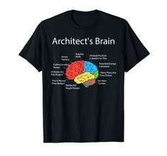 PRICES MAY VARY. This funny architect's brain architecture students t-shirt gifts is a perfect gifts for architects, architecture student or architecture lover. This architecture tshirt makes cool architect gifts for future architecture who loves funny architect t shirts Whether you're architect dad or architect mom this architect tshirt makes perfect architecture graduation gifts for architect boyfriend or architect girlfriend in birthday or christmas. Great funny architect shirts for men women Architect Boyfriend, Architecture Graduation, Gifts For Architects, Brain Graphic, Architecture Gifts, Architect Gift, Future Architecture, Gift For Architect, Architecture Student