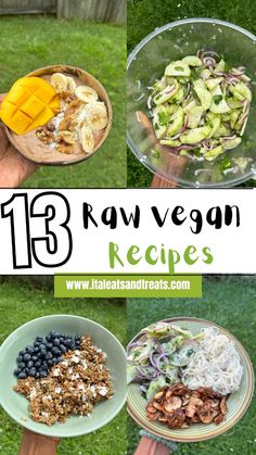 the 13 best raw vegan recipes to eat in your garden or on the lawn