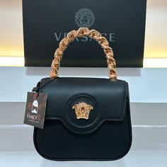 Brand New Versace Medusa Bag, Black Medusa, Versace Bag, Purses And Handbags, Brandy, Versace, Limited Time, Bag Lady, Brand New