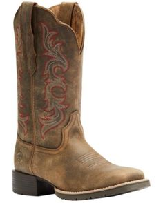 Roper Boots Women, Squared Toe Boots For Women, Womens Square Toes Boots, Ariat Boots Square Toe, Women Western Boots, Square Toe Cowgirl Boots, Womens Cowboy Boots, Cowgirl Boots Square Toed, Womens Cowgirl Boots