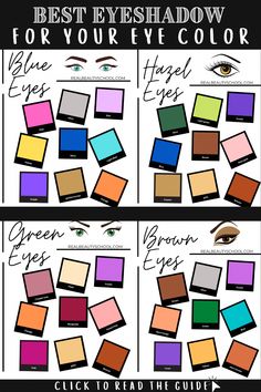 Here's the definite guide to apply eyeshadow like a pro with the basic techniques and tips that every beginner needs to know. Makeup Terminology, Apply Eyeshadow For Beginners, Apply Makeup For Beginners, Makeup Guide For Beginners, Beginners Eyeshadow, Eyeshadow For Beginners, Color Eye Makeup, Basic Eye Makeup, Eyeshadow Guide