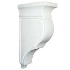 an image of a white wall bracket