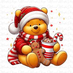 Decoration Vitrine, Winnie The Pooh Christmas, Cute Winnie The Pooh, Winnie The Pooh Quotes, Winnie The Pooh Friends, Pooh Quotes, Quotes Disney