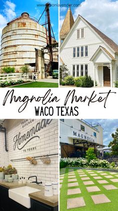 there are many different pictures with the words magnificent market waco texas