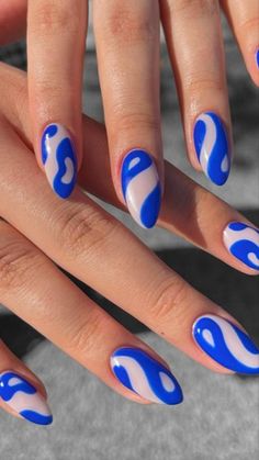 Discover 20+ trendy Blue Nails you can't miss on Pinterest right now! From Dark Blue Nails to elegant Navy Nails, these ideas will elevate your Casual Nails game. Explore stunning Blue Gel Nails, chic Simple Gel Nails, and creative Blue Nail Art Designs. Get inspired with Royal Blue Nails, Blue And White Nails, and even Navy Blue Nails for a bold look. Perfect for fans of Nail Art Bleu and those seeking unique Nagel Inspo with a Smink Inspiration twist!