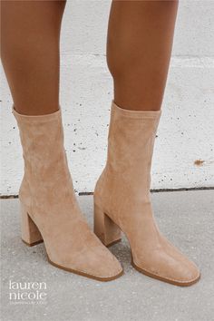 Shop the Camille Boot at laurennicole.com Fall Going Out Outfits, Fall Clothing Essentials, Neutral Boots, 2023 Clothes, Thanksgiving 2023, Fav Products, Sock Style, Trendy Boots, Fall 24