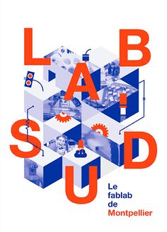 a poster with the words lab sud on it