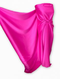 High quality crepe back satin fabric. This fabric is matt on the one side and semi shiny on the other, it is double face which means either side can be used to be the good side. Suitable for dress, top, trousers. Hangs well, drapes well, has body, suitable for fitted, straight, fish tail generally any type of garment. This is a very rich and vibrant colour.  Hot pink . Matching chiffon available. Fabric width is 150 cm, 60 inches. Weight is about 350 grams per running meter. Order over one meter Pink Draped Satin Dress, Pink Silk Satin Dress With Bias Cut, Pink Silk Satin Party Dress, Pink Silk Satin Dress For Party, Pink Bias Cut Satin Dress For Spring, Be The Good, Fish Tail, Satin Roses, Dress Top