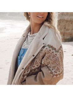 ?? Outerwear, Vintage Aztec Bomber Jacket Jackets Vintage, Linen Style, Couple Outfits, Fleece Jacket, Unisex Fashion, Elegant Dresses, Fashion Prints, Dress Collection, Hoodies Womens