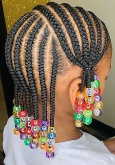 Braids And Beads, Children Hairstyles, Hair Overnight, Kids Style Hair, Black Kids Braids Hairstyles, Kids Hairstyle, Kids Curly Hairstyles