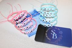 "This is a set of 10 bracelets made to gender reveal events, with round beads that say girl and boy, 5 of then are blu and say  \"boy\" and the others 5 are pink and say \"girl\". These are gender reveal event bracelets to use all of persons that come to your party. These are beautifuls accessories to use during gender revelation. set of 10 gender reveal bracelets" Gender Reveal Bracelets, Bracelets Macrame, Bracelets Pink, Blue Girl, Girl And Boy, Accessories Set, Macrame Bracelets, Gorgeous Bracelet, Jacksonville Fl