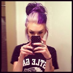 Purple Blonde, Scene Hair, Pastel Hair, Hair Envy, Grunge Hair, Crazy Hair, Love Hair, Great Hair, Brazilian Hair