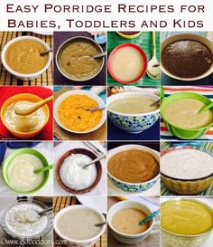 the ultimate guide to baby food for babies, toddlers and kids with pictures on it