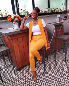 Orange Wardrobe, Causal Chic Outfits, Chic Workwear, Career Women, Yoga Dress, Workwear Style, African Fashion Ankara, Stylish Work Attire, Follow Button