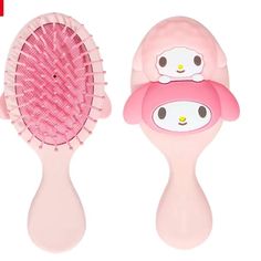 Miniso My Melody Hair Brush Portable Size Easy To Carry 5.5 Cm / 12.6 Inch Length: 13.5 Cm / 5.31 Inch Brand New In Bag Gift Ide, Hello Kitty Jewelry, Hello Kitty Accessories, Styling Hair, Bag Clips, Birthday Wishlist, My Melody, All Hair Types, Iconic Characters