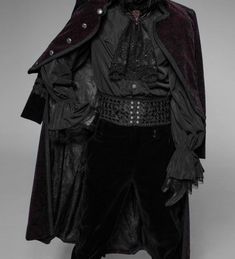 Gothic Tuxedo, Moda Steampunk, Vampire Fashion, Tuxedo Coat, Prince Clothes, Goth Guys, Punk Rave