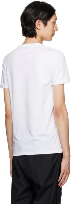 ZEGNA.White V-Neck T-Shirt.Stretch cotton jersey T-shirt. V-neck..Supplier color: White.88% cotton, 12% elastane..Made in Italy..232142M213013 White Cotton V-neck T-shirt, Jersey T Shirt, Stretch Cotton, V Neck T Shirt, Color White, In Italy, Top Outfits, Mens Outfits, Italy