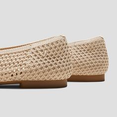 Margot Square-Toe Flats for Bunions&Wide Feet in Almond Mesh-More Breathable Margot | VIVAIA Brunch With Friends, Mesh Texture, Mesh Flats, Summer Breeze, V Cut, V Cuts, Medical Professionals, Cleaning Clothes, The Office