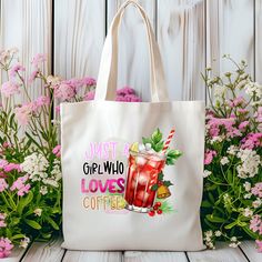 This 100% cotton bag comes in one size - 15" x 16"- perfect for everyday wear. While the canvas material will show off your designs in great colors, it's durable and will last for years. The bag features 20" handles (made from the same canvas), making it easy to carry even with a week's worth of shopping. .: 100% cotton canvas .: Heavy fabric (12 oz/yd² (406.9 g/m .: Sewn-in label Casual Canvas Bag For Gift, Casual Canvas Gift Bag, Coffee Christmas, Canvas Making, Just A Girl, Canvas Tote Bag, Cotton Bag, Canvas Material, Sew-in Labels