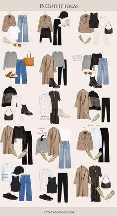 Minimalist Wardrobe Capsule, Capsule Wardrobe Women, Capsule Wardrobe Casual, Stile Hijab, Capsule Wardrobe Outfits, Fashion Capsule Wardrobe, Wardrobe Capsule, Everyday Fashion Outfits, Capsule Outfits