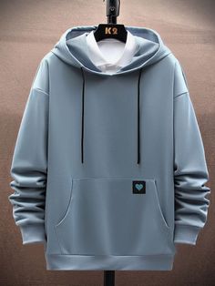 Classic Solid Color Hoodie for Men – A Wardrobe Staple Western Outfits Men, Outfit Hoodie, Marvel Hoodies, Trendy Shirt Designs, Mens Casual Dress Outfits