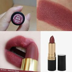 Revlon Certainly Red Lipstick, Cool Tone Red Lipstick, Loreal Lipstick Swatches, Natural Everyday Makeup, Chic Makeup, Lipstick Matte