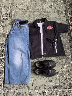 Presentable Outfits Casual, Dickies Fashion, Masc Summer Outfits, Dickies Work Shirt, Rockstar Fashion, Versatile Clothing, Popular Clothing, Summer Outfits 2024, Street Style Outfits Men